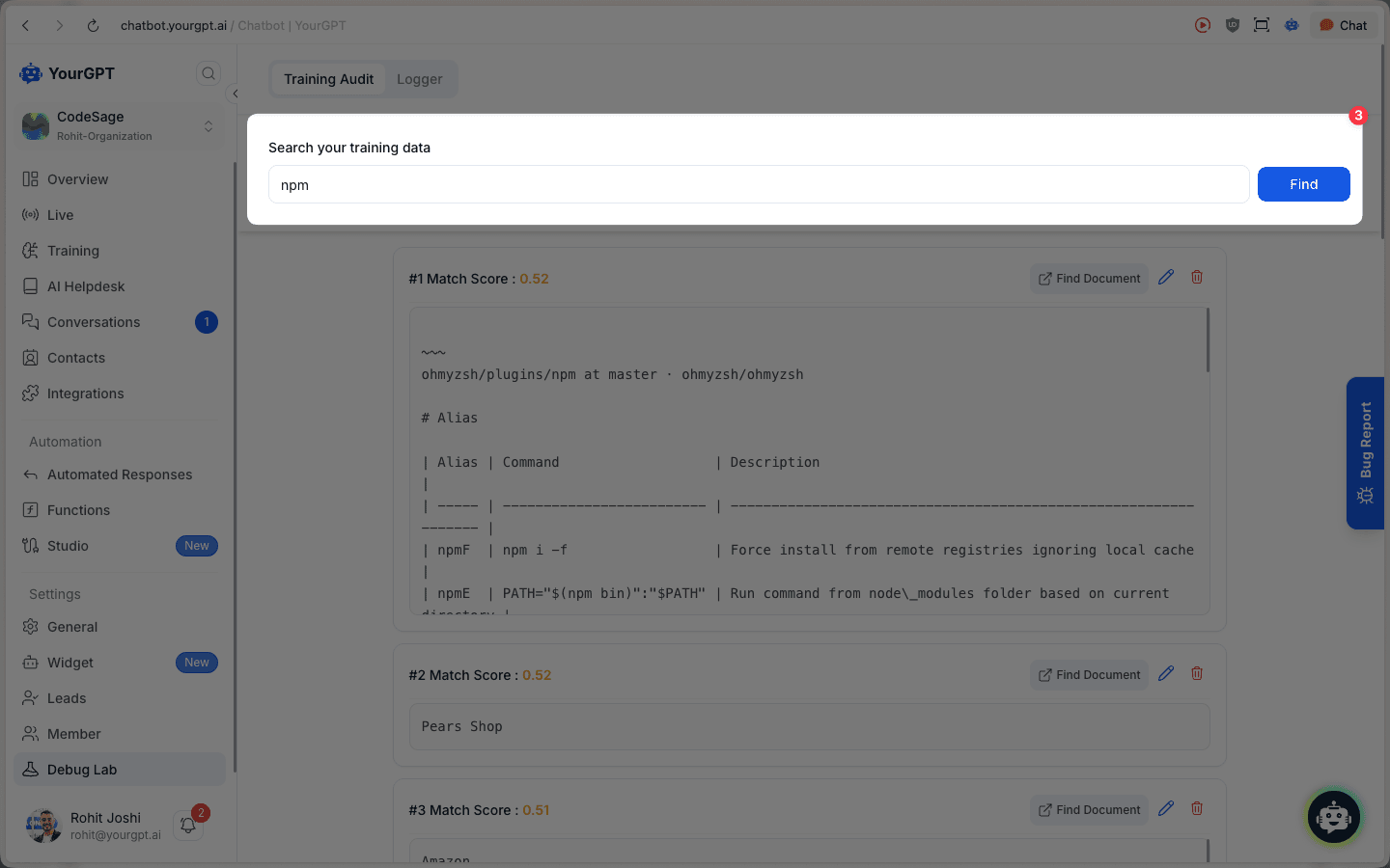 Search query