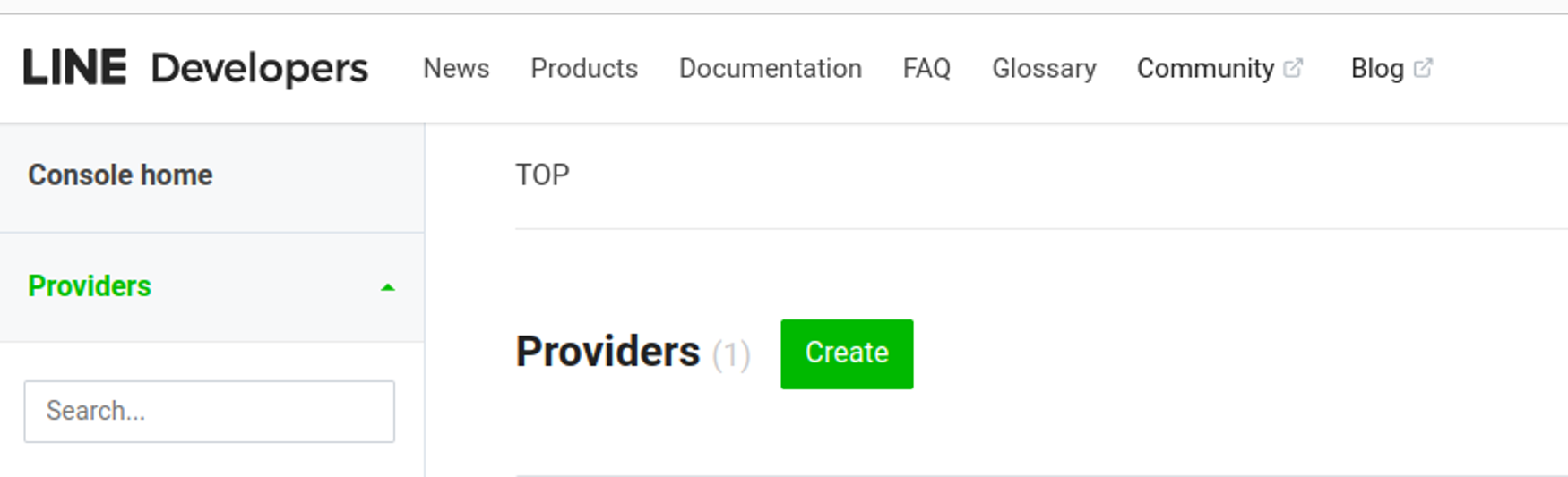 Create Provider