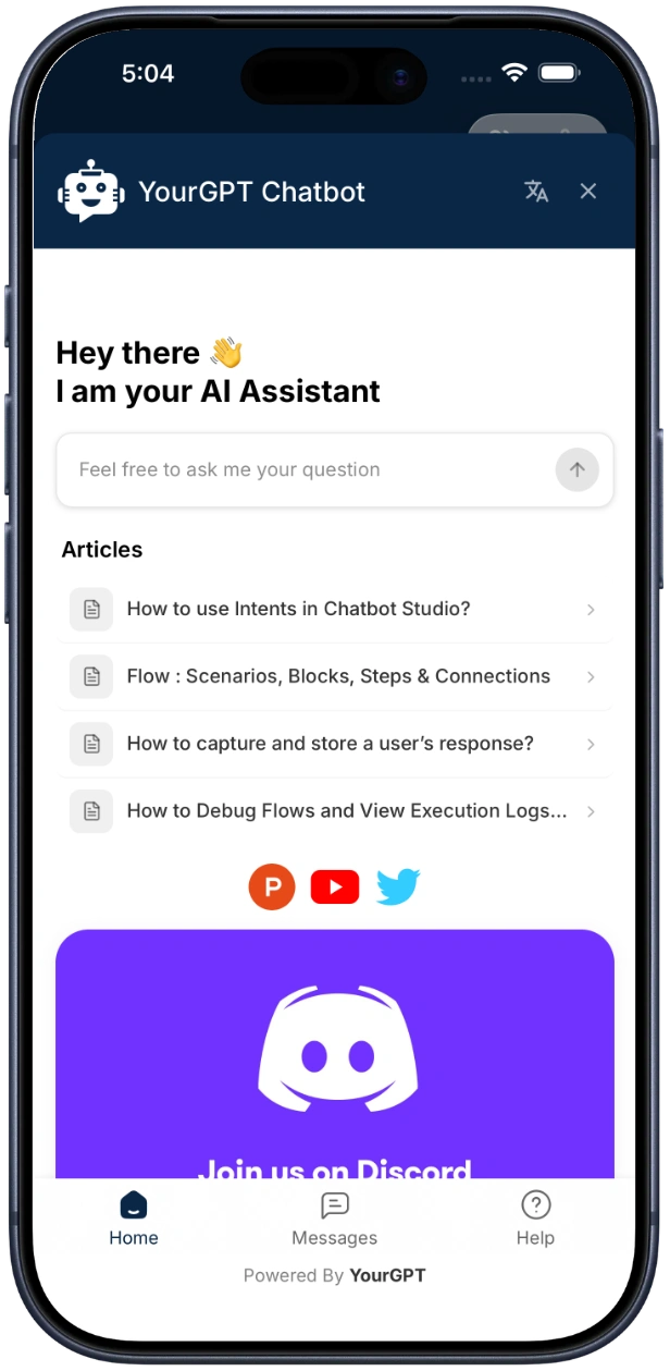 Chatbot Widget Demo